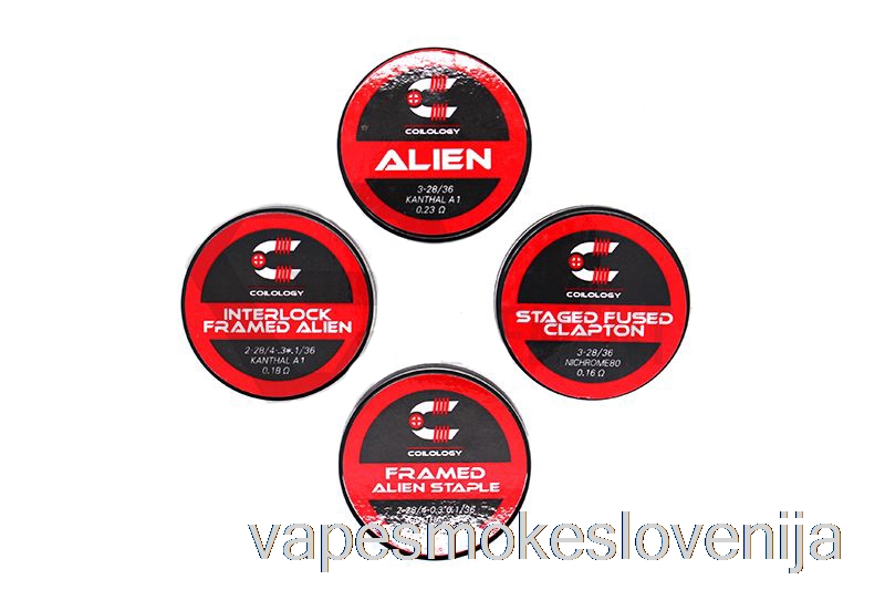 Vape Za Enkratno Uporabo Coilology Performance Prebuilt Coils Interlock Framed Staple Alien - 0.13ohm Ka1